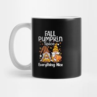 Cute gnomes couple with pumpkin spice Fall Yall autumn gnome Mug